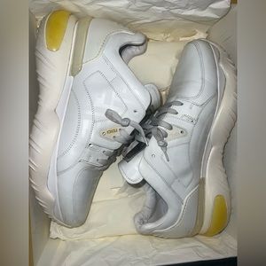 Fendi leather low trainers